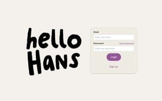 Screenshot of hellohans.ai