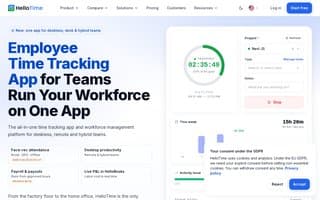 Screenshot of hellotime.ai