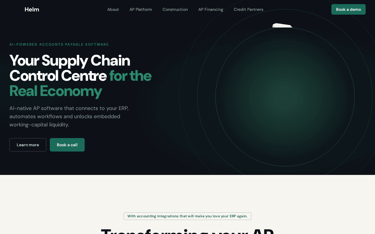 Screenshot of helmco.ai