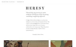 Thumbnail of heresy.ai