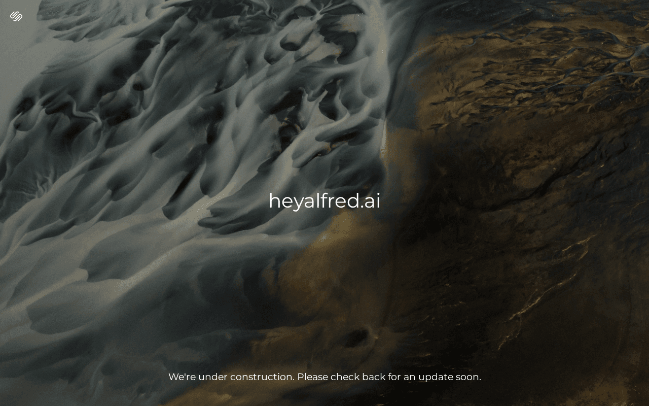 Screenshot of heyalfred.ai