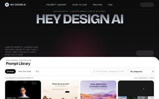 Screenshot of heydesign.ai