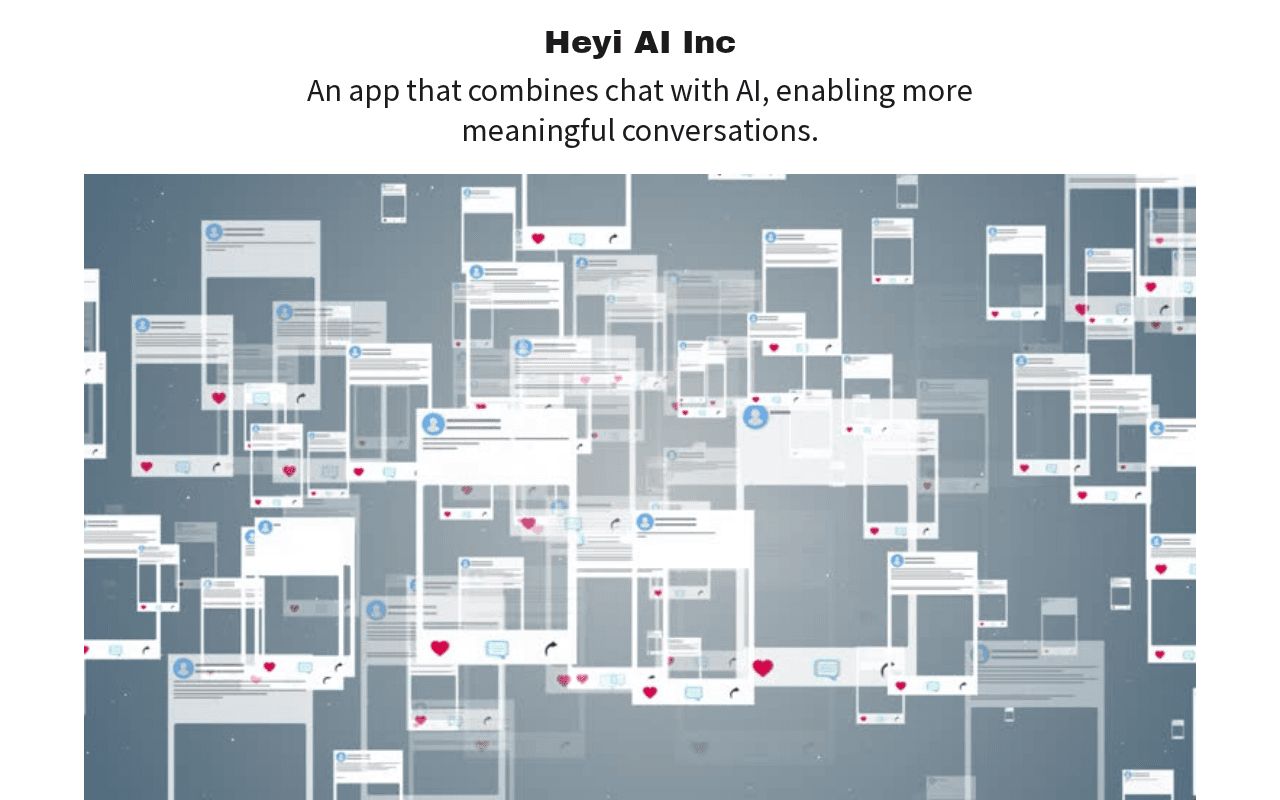 Screenshot of heyi.ai