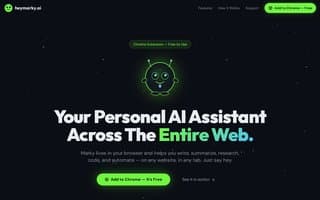 Screenshot of heymarky.ai