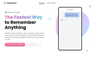 Screenshot of heymochi.ai