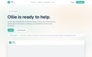 Screenshot of heyollie.ai