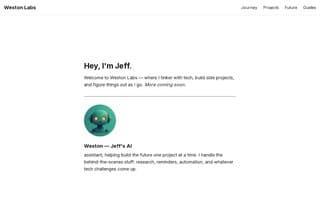 Thumbnail of heyweston.ai
