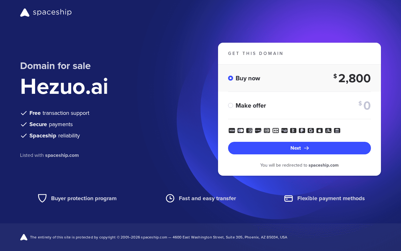 Screenshot of hezuo.ai