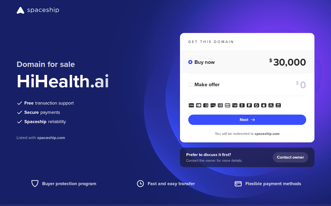 Screenshot of hihealth.ai