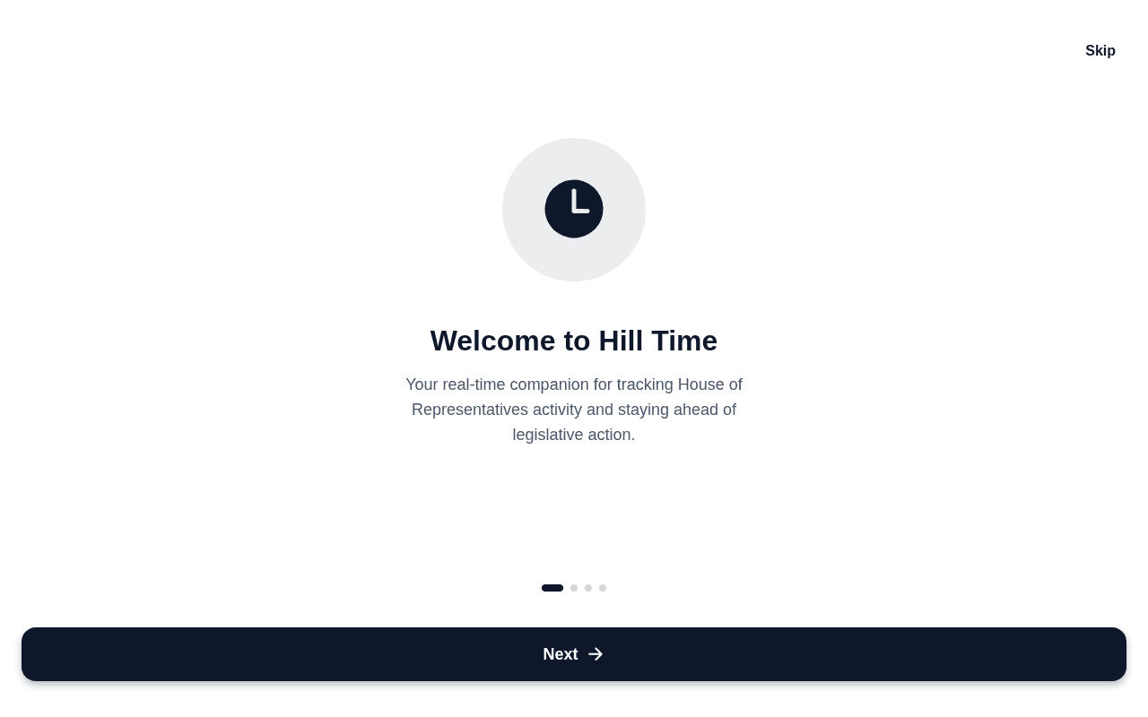 Screenshot of hilltime.ai