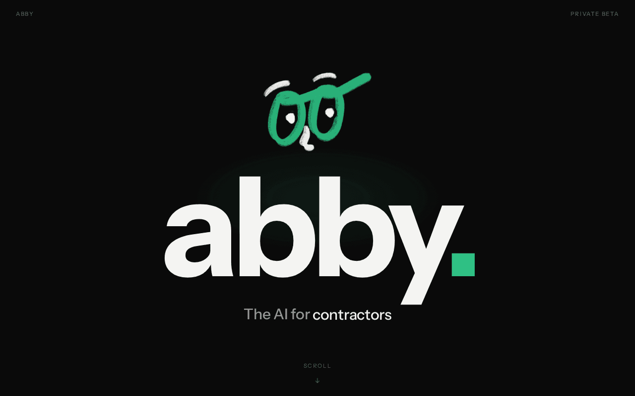 Screenshot of hireabby.ai
