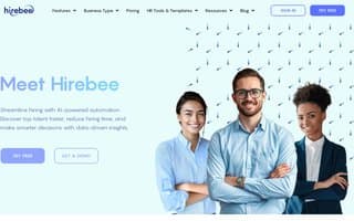 Screenshot of hirebee.ai