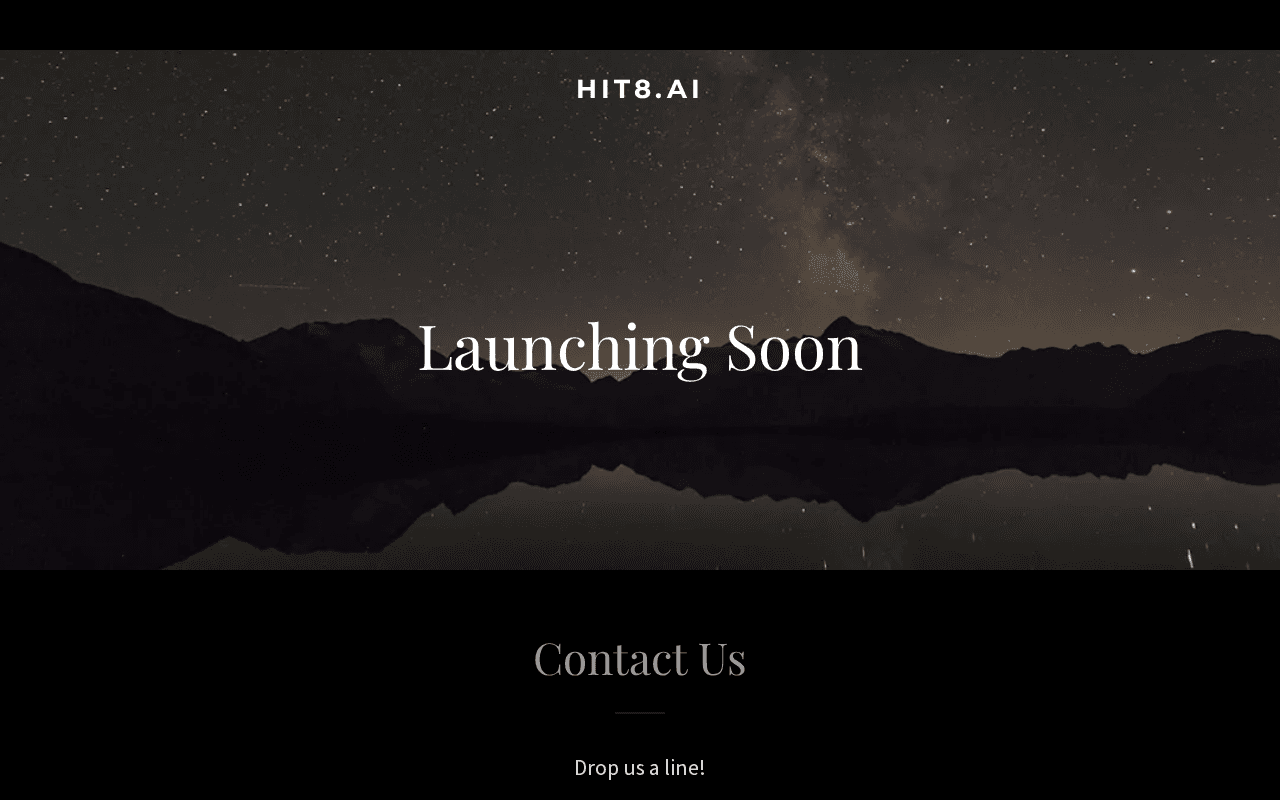 Screenshot of hit8.ai