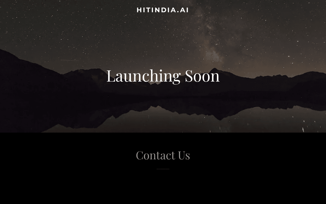 Screenshot of hitindia.ai