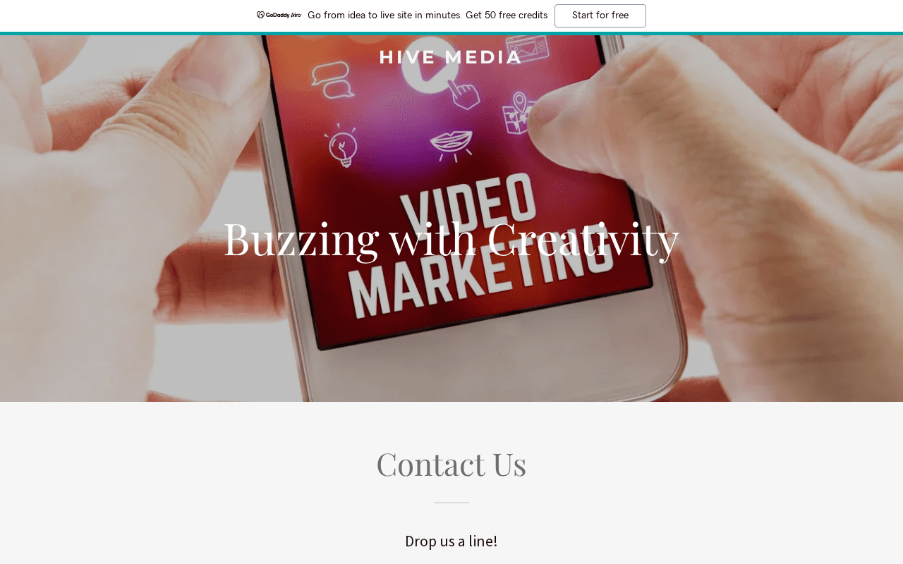 Screenshot of hivemedia.ai