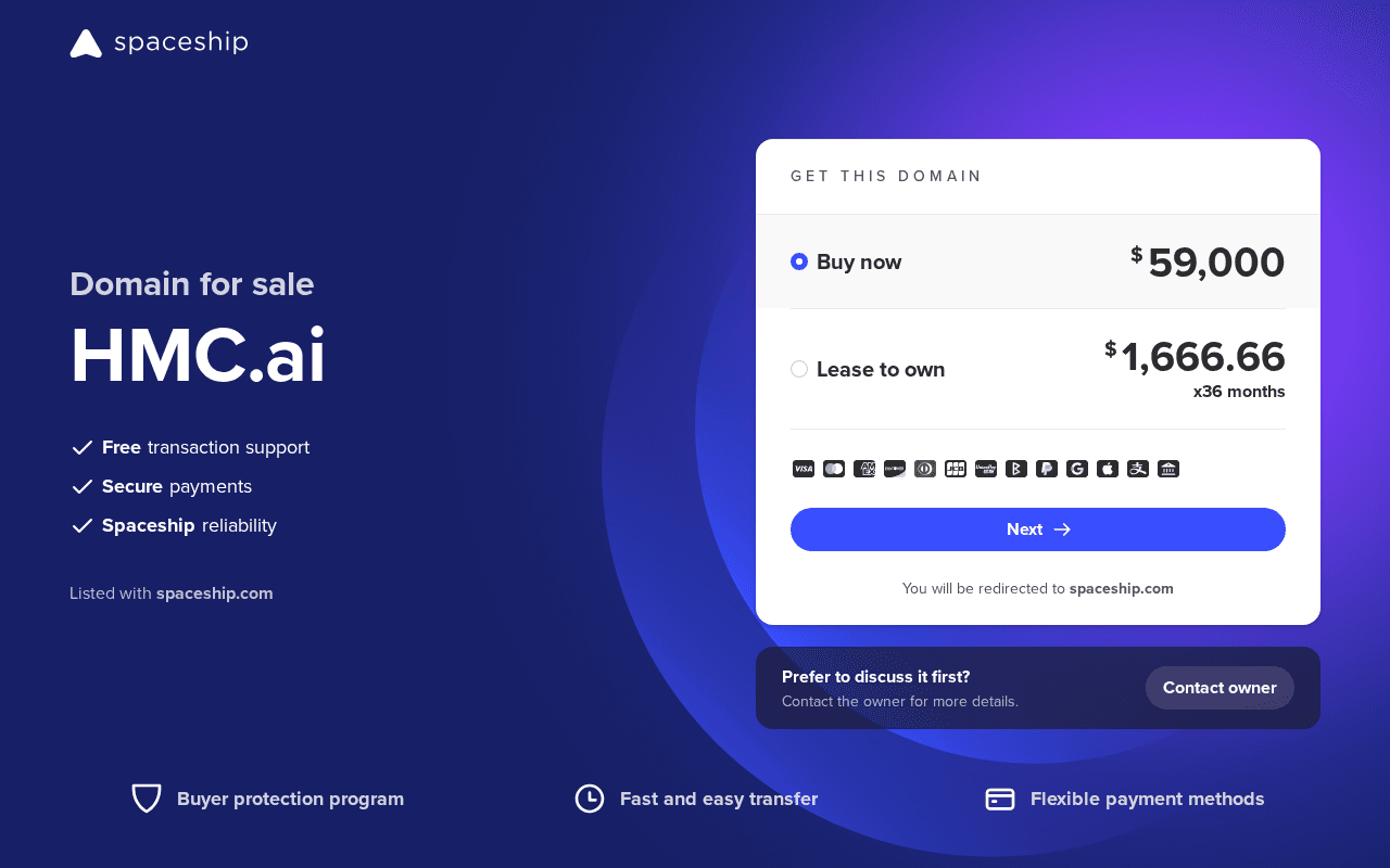 Screenshot of hmc.ai