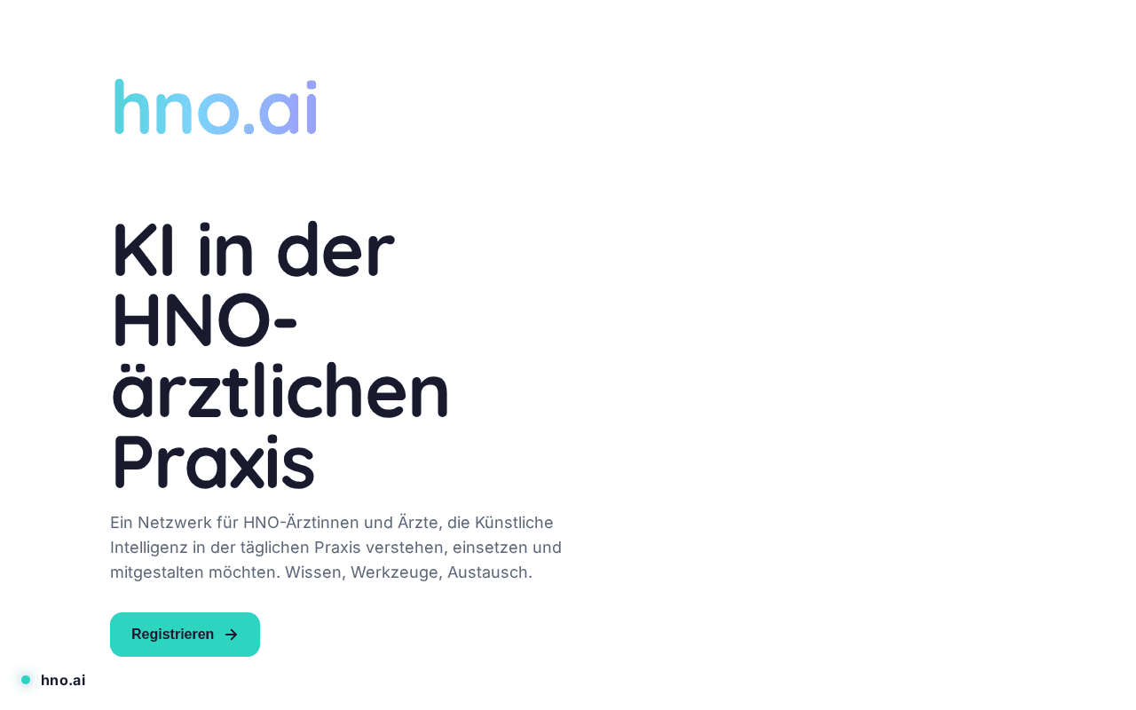 Screenshot of hno.ai
