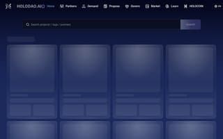 Screenshot of holodao.ai