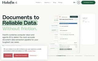 Screenshot of holofin.ai