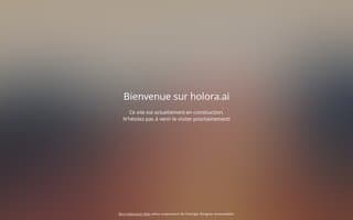 Screenshot of holora.ai