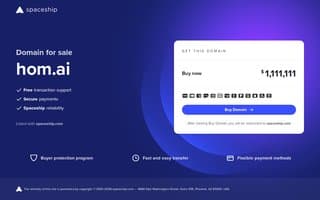Screenshot of hom.ai