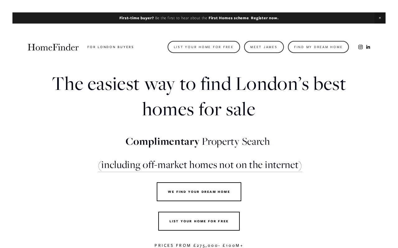 Screenshot of homefinder.ai