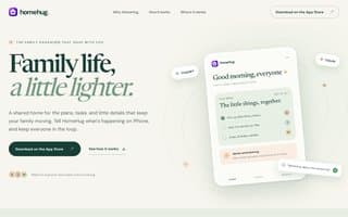 Screenshot of homehug.ai