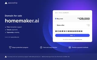Screenshot of homemaker.ai