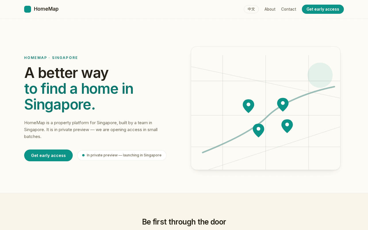 Screenshot of homemap.ai
