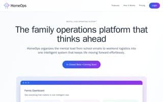 Screenshot of homeops.ai