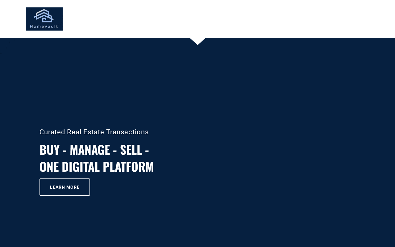 Screenshot of homevault.ai