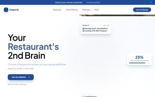 Screenshot of hospoai.ai