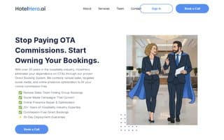 Screenshot of hotelhero.ai