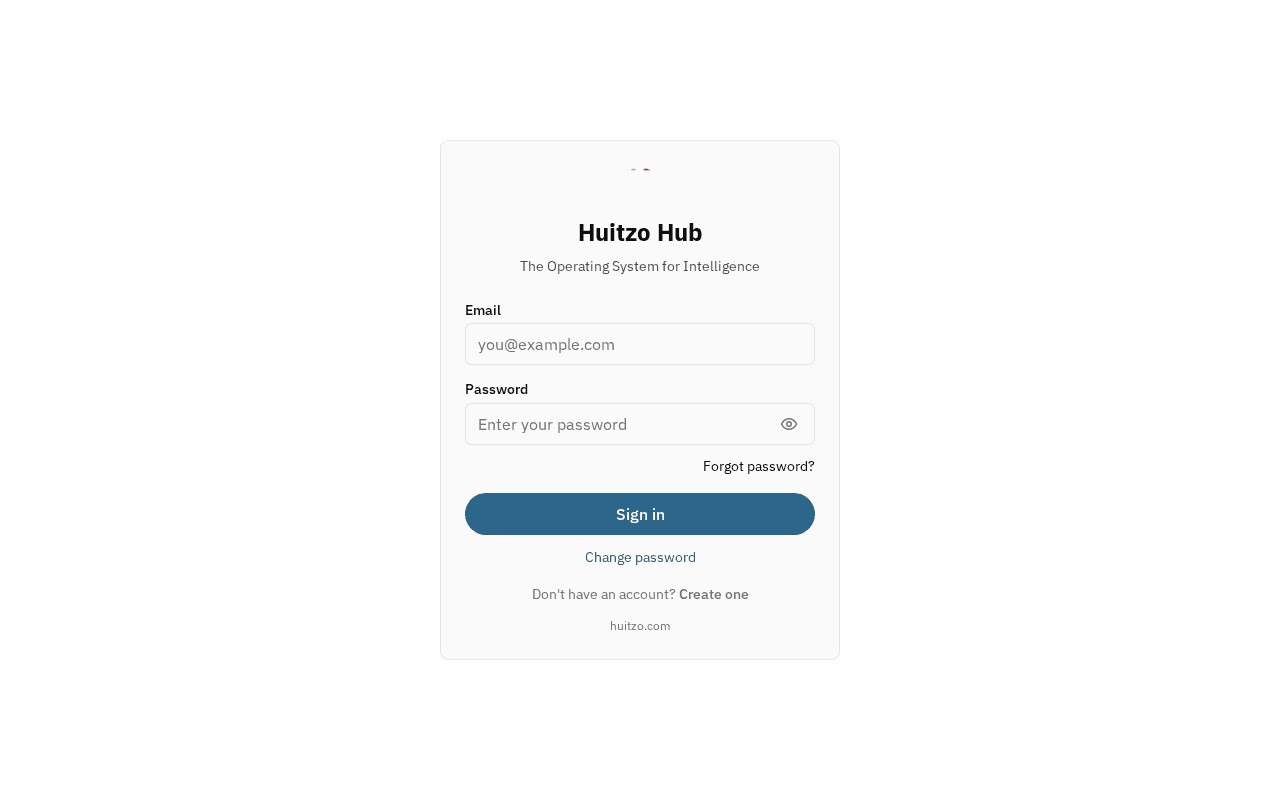 Screenshot of huitzo.ai