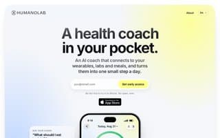 Screenshot of humanolab.ai