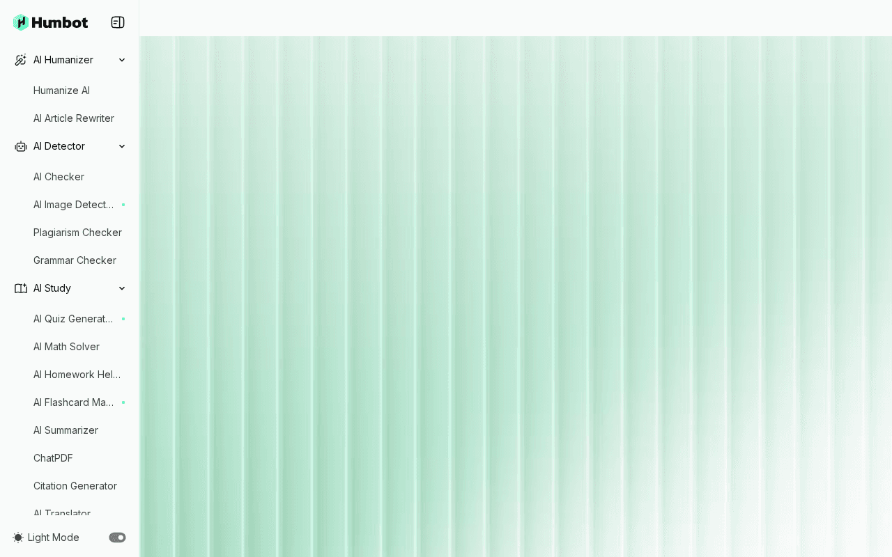 Screenshot of humbot.ai