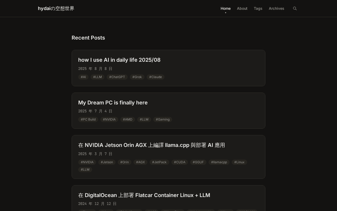 Screenshot of hyd.ai