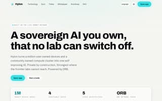 Screenshot of hylon.ai