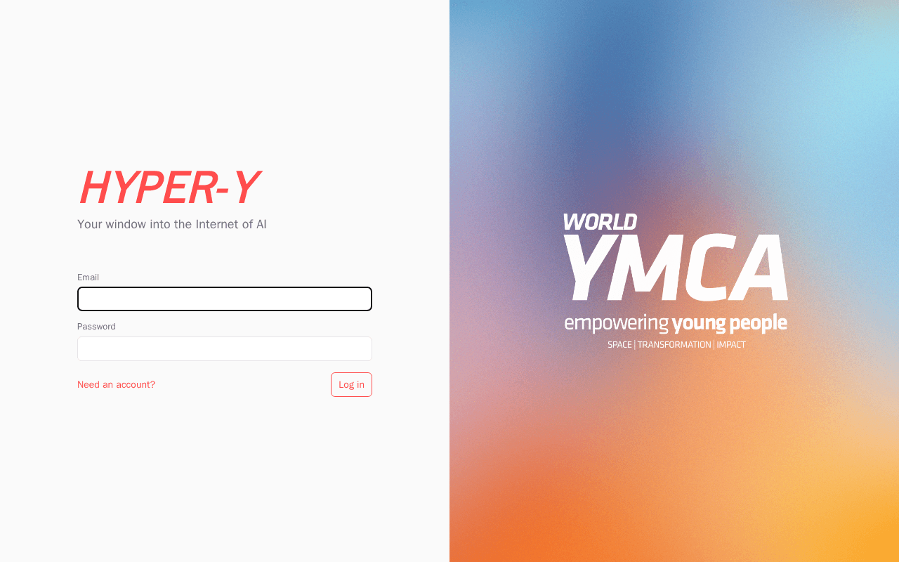 Screenshot of hyper-y.ai