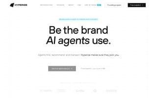 Screenshot of hyperize.ai