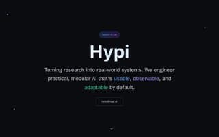 Screenshot of hypi.ai