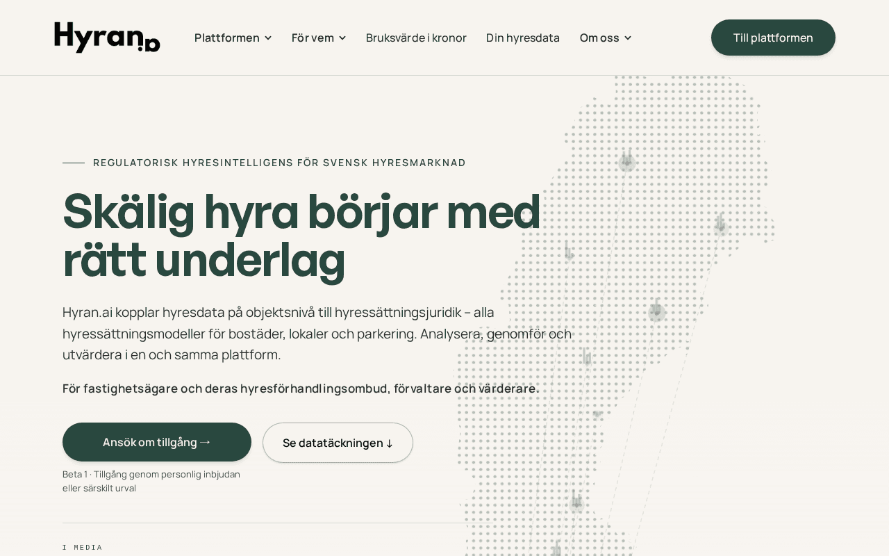 Screenshot of hyran.ai