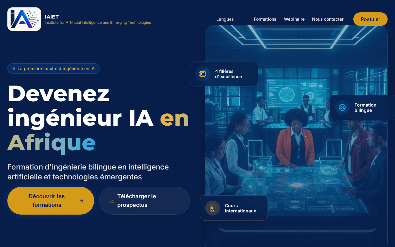 Screenshot of iaiet.ai