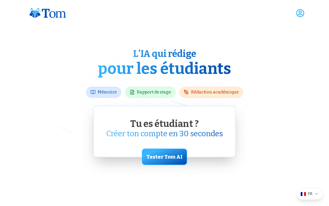 Screenshot of iamtom.ai