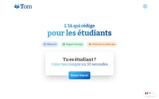Screenshot of iamtom.ai