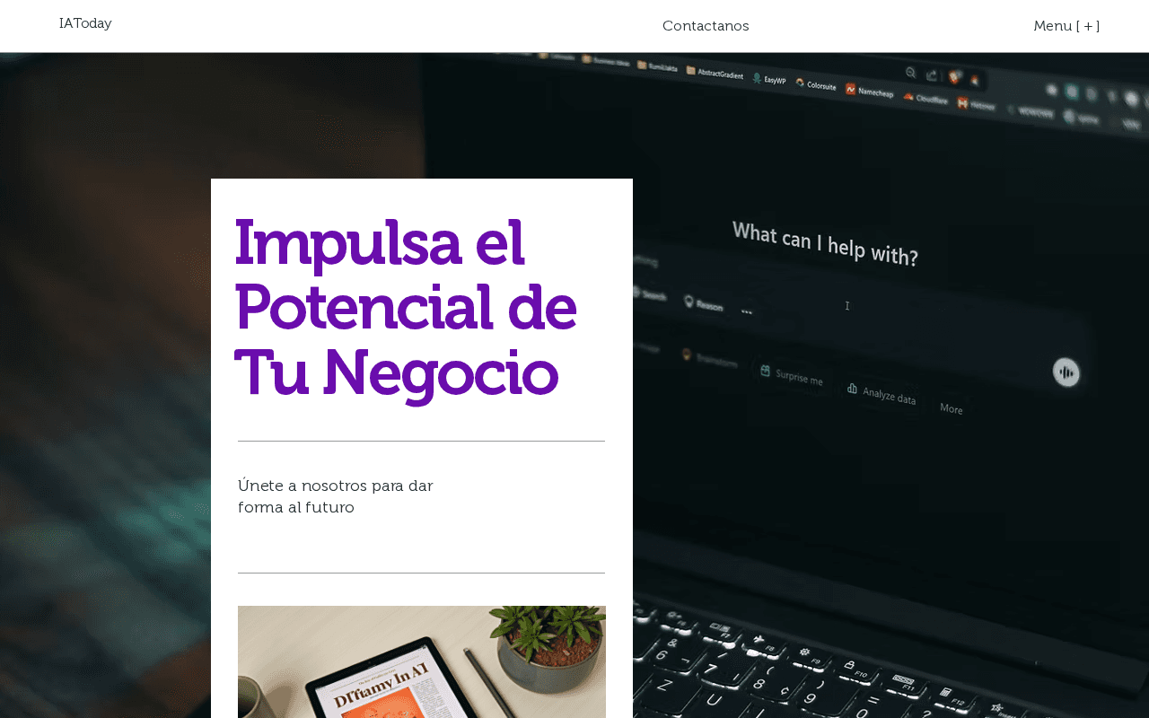 Screenshot of iatoday.ai
