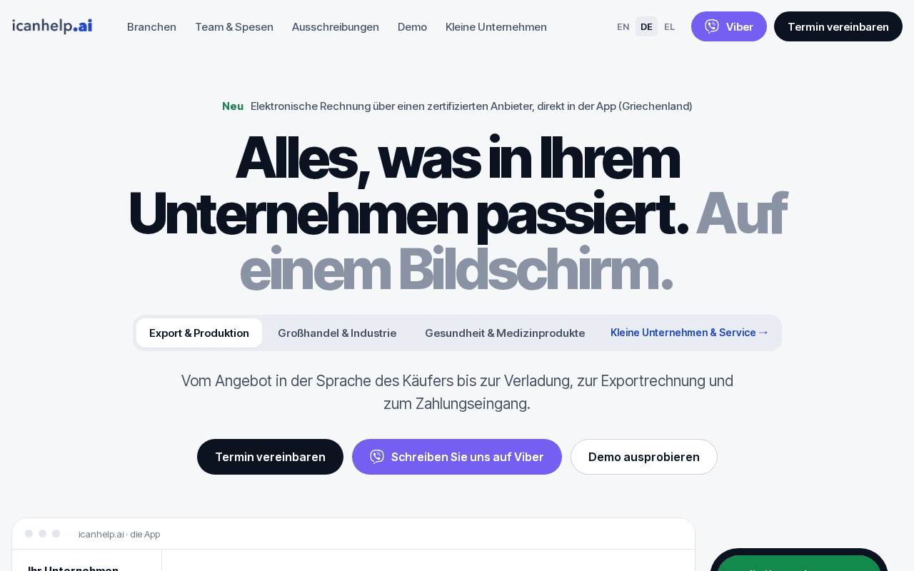 Screenshot of icanhelp.ai