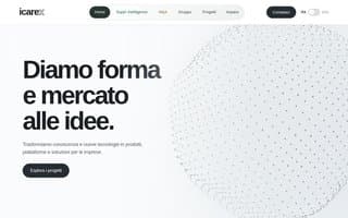 Screenshot of icarex.ai