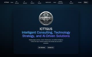 Screenshot of icttgus.ai