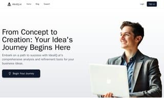 Screenshot of ideaiq.ai